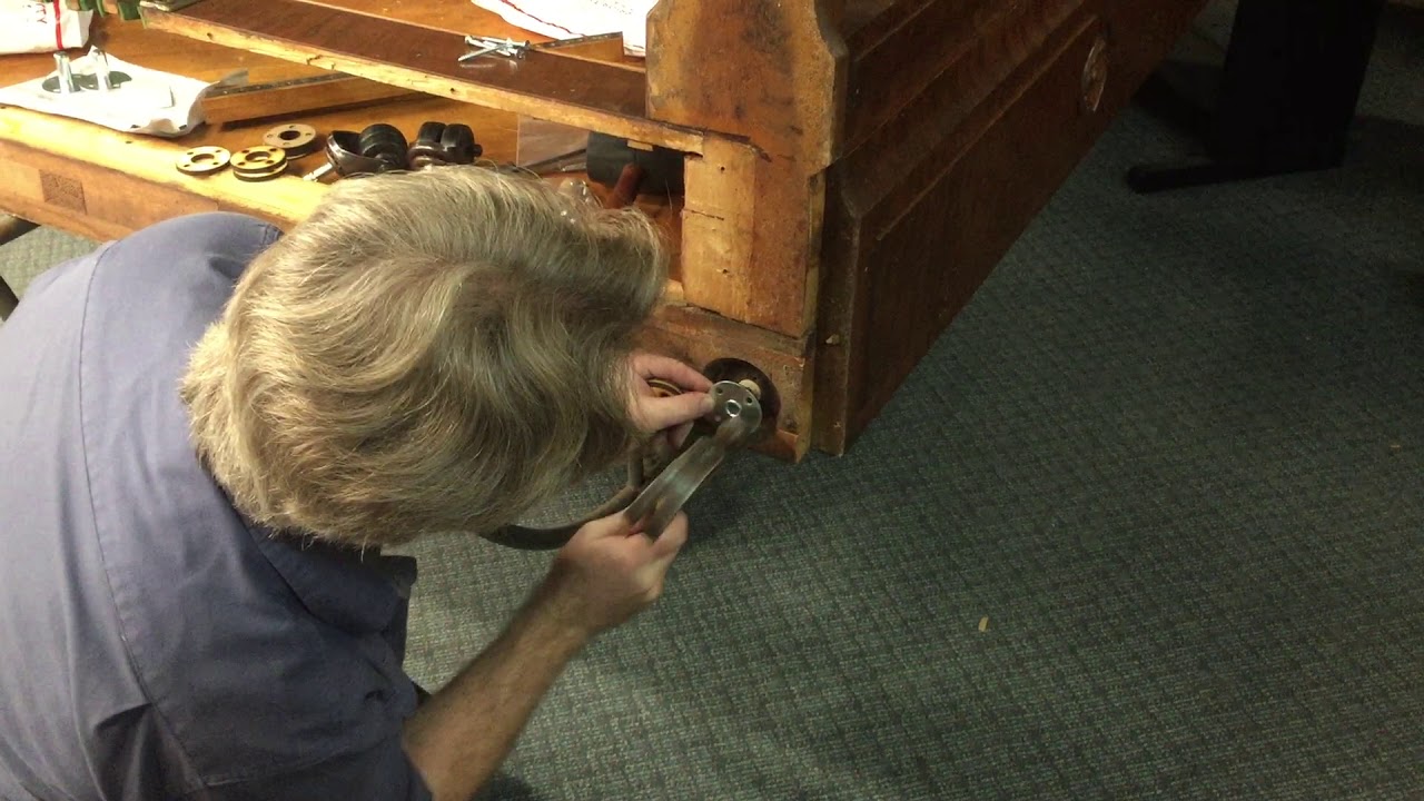 Correct installation of Double Rubber Wheel Casters on Upright Piano