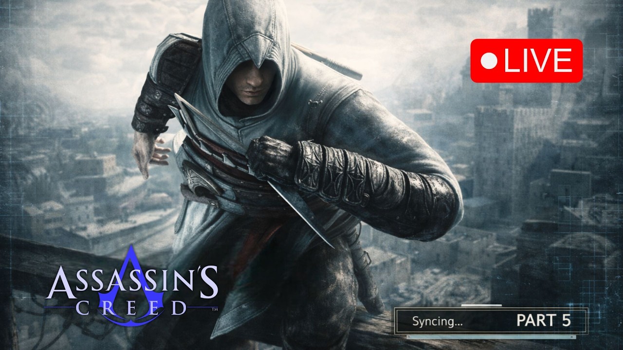 AC1 [Part 5] The Shadow of Masyaf: Altaïr’s Hunt Continues | Live 🔴