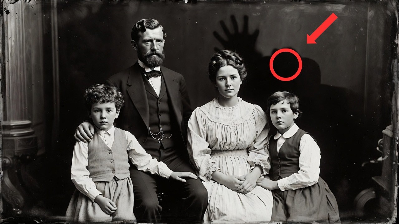 Esta Foto de 1892 Parecía Inofensiva — Hasta Que Notaron la Sombra Detrás del Niño