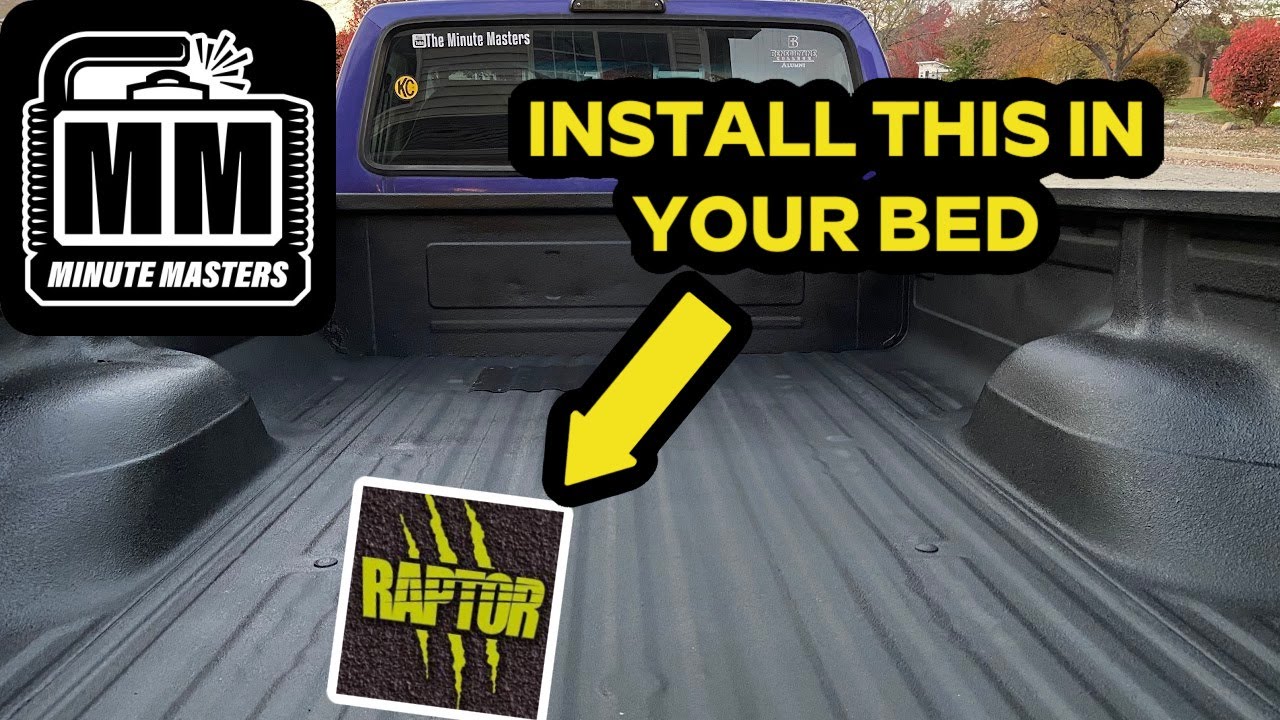 How to Prep and Spray Raptor Liner on an Old Rusty Bed | 1995 Ford F150