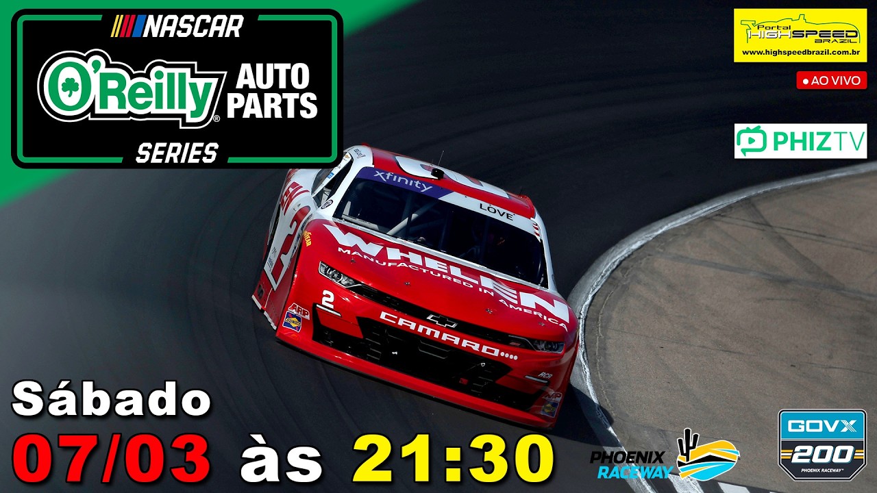 🔴 NASCAR O'Reilly Auto Parts Series | GOVX 200 | Phoenix Raceway