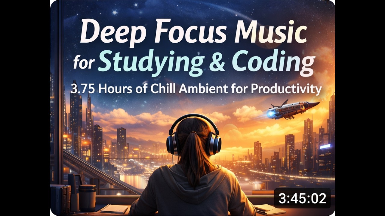Enter the Deep Focus Zone – Study & Work Ambient