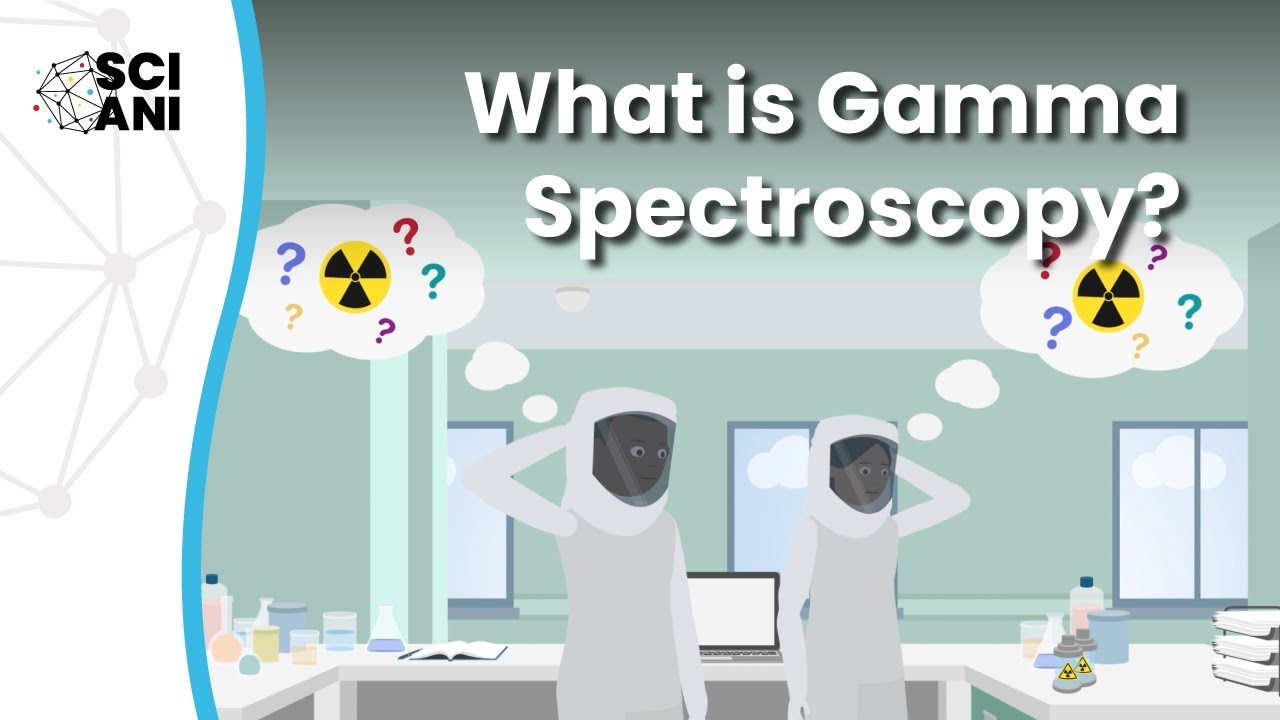 How is gamma spectroscopy used to detect radioactive isotopes?