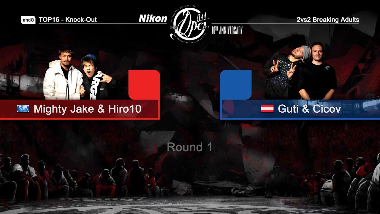 Mighty Jake & Hiro10 vs Guti & Cicov [top 16] // stance x DPC JAM 2024