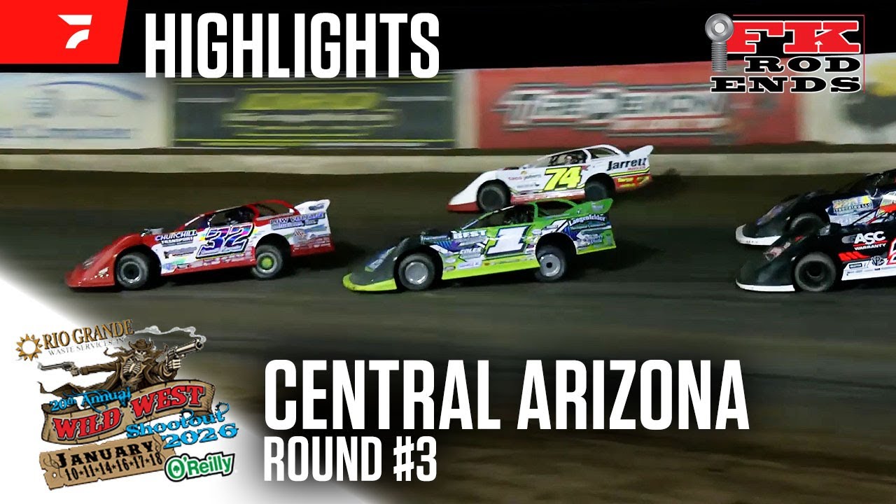 Night #3 | Wild West Shootout at Central Arizona Raceway 1/14/26 | Highlights