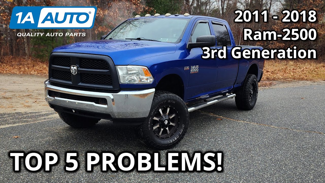 5 основных проблем грузовика Ram 2500 2011-2018 3-го поколения