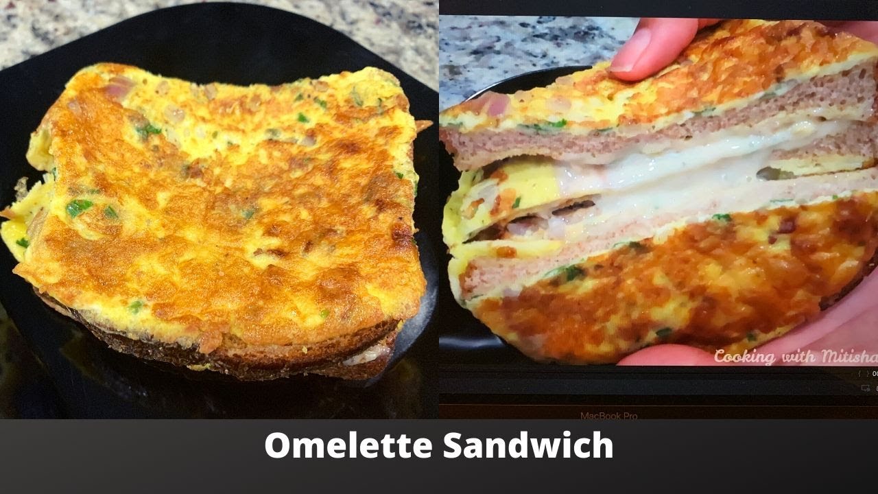 French Toast Omelette Sandwich | EGG OMELETTE SANDWICH | Fast and Easy Breakfast Recipe