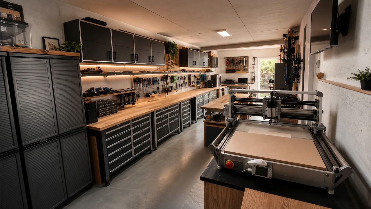 JE TRANSFORME UN VIEUX GARAGE EN ATELIER DE RÊVE XXL