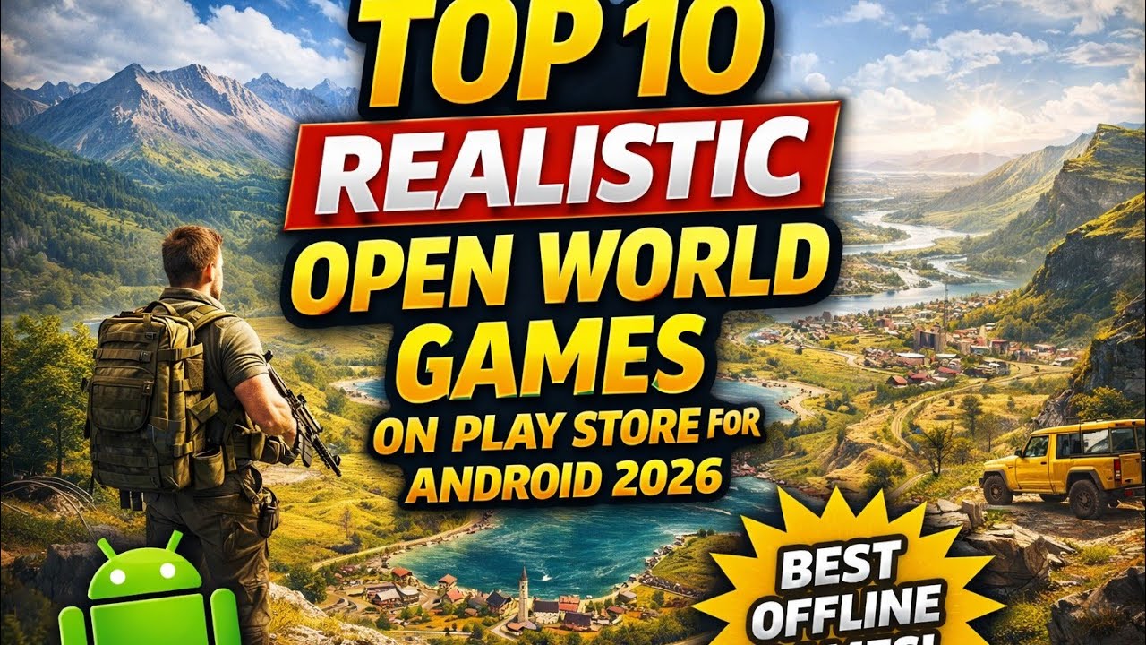Top 10 Realistic OPEN WORLD Games On Play Store For Android 2025 | Best Offline Games for Android3