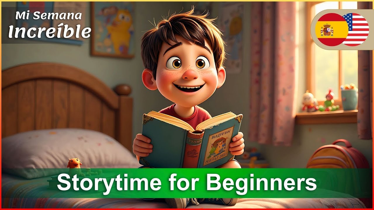 START LEARNING SPANISH with a Simple Story (My Amazing Week)