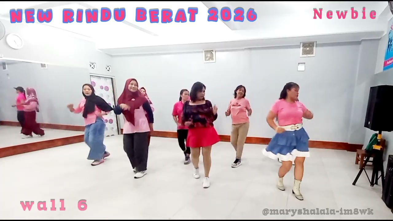 NEW RINDU BERAT 2026 / LIne dance / choreo Rossy's Rosita (INA) January 2026