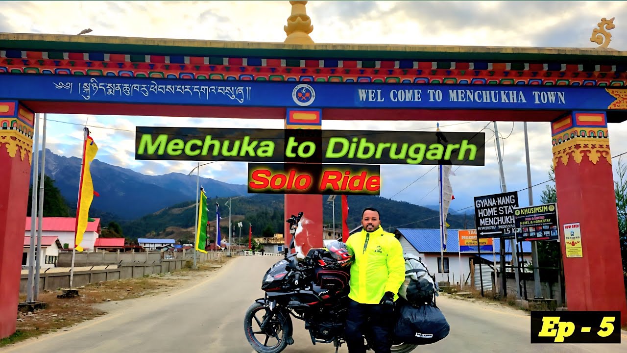 Goodbye Mechuka 💔 | Solo Bike Ride to Dibrugarh | Ep-5 | Pulsar 220f bs4