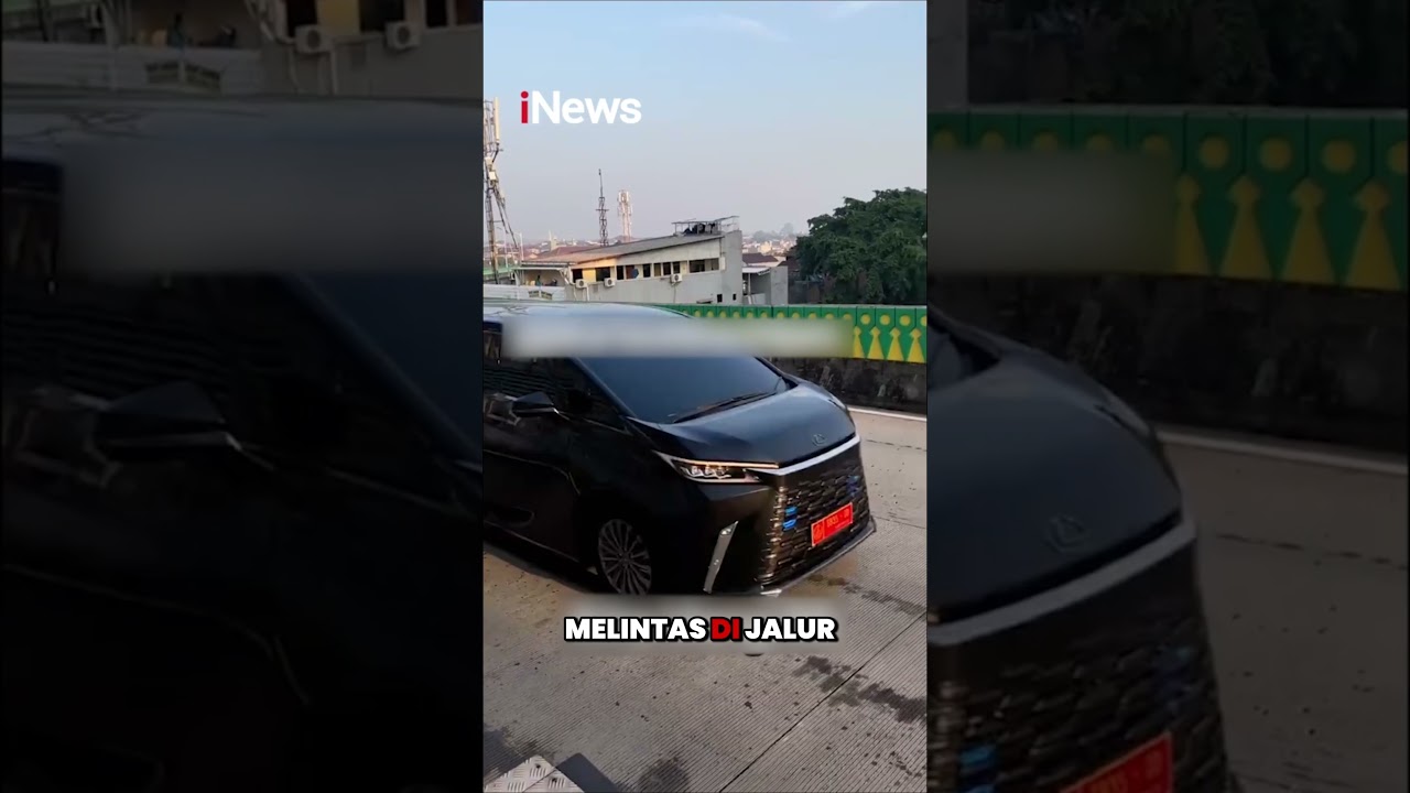 Viral! Mobil Dinas Terciduk Masuk Jalur Transjakarta Jalan Layang Koridor 13