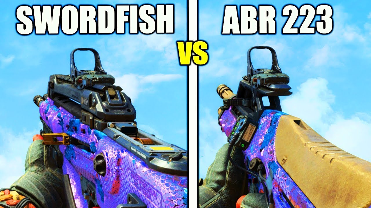 SWORDFISH vs ABR 223! BEST GUNS IN BLACK OPS 4 