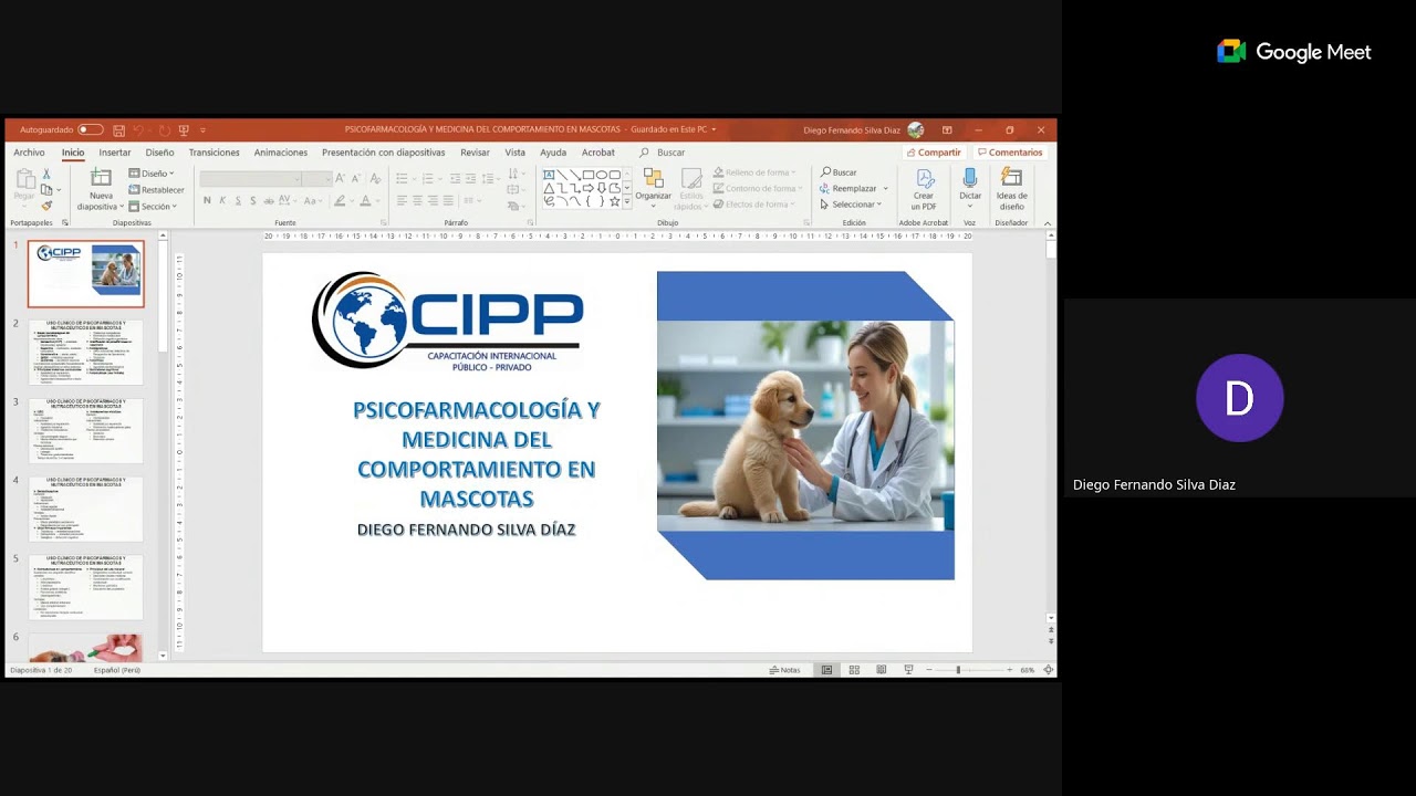 PSICOFARMACOLOGÍA Y MEDICINA DEL COMPORTAMIENTO EN MASCOTAS