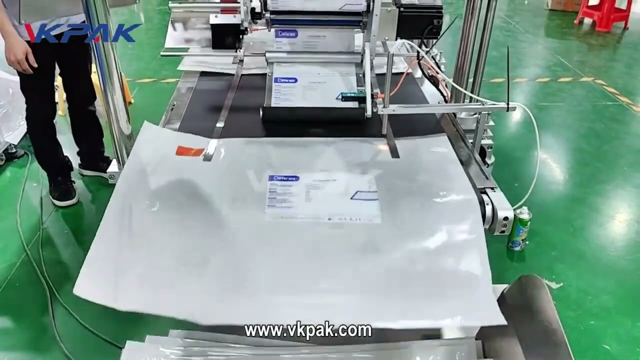 Automatic Large Bag Labeling Machine (Two Labels On One Side)