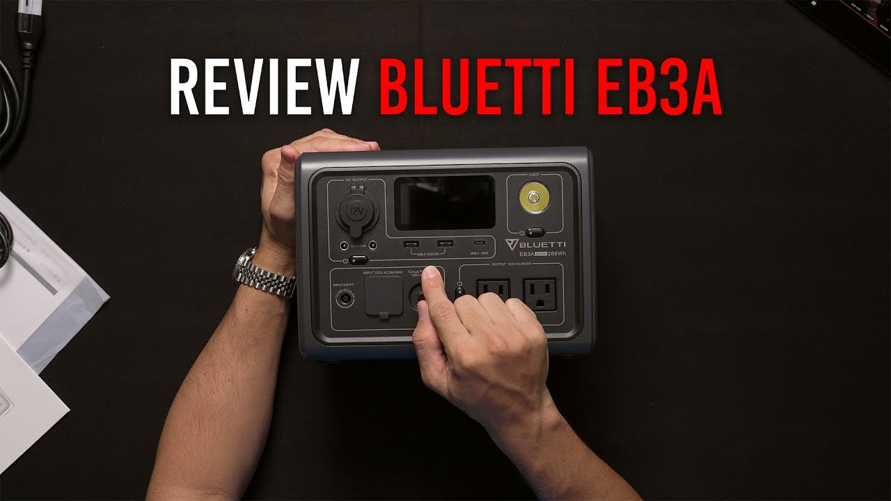 Review: Bluetti EB3A batería portatíl para equipos pequeños