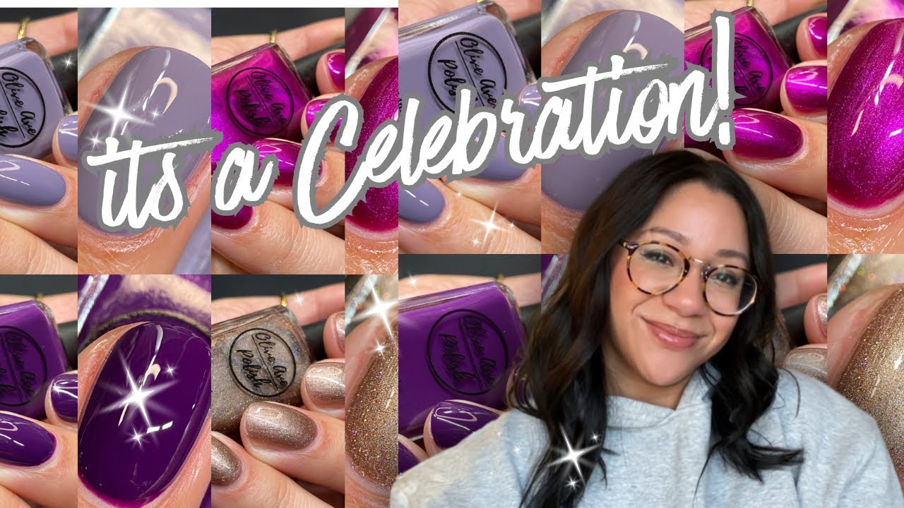 🎂✨ Olive Ave Polish 🎉✨ | Celebrate Collection! | Live Nail Polish Swatches