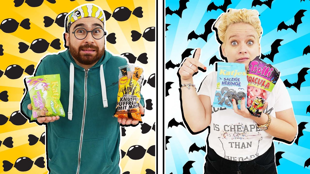WIR TESTEN HALLOWEEN SWEETS vs NORMAL SWEETS was ist besser?
