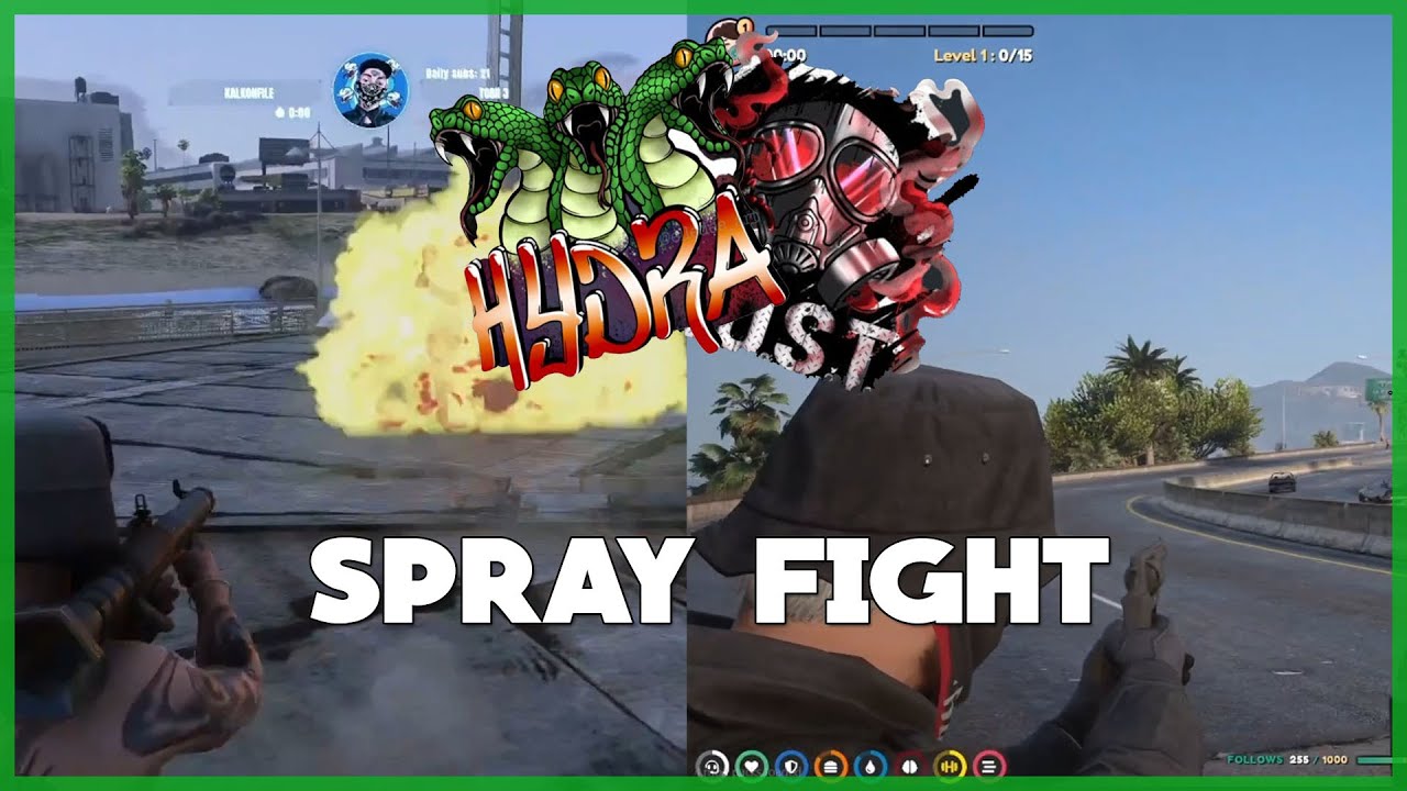 HYDRA VS RUST | 6V6+ FIRST SPRAY FIGHT | NoPixel WL