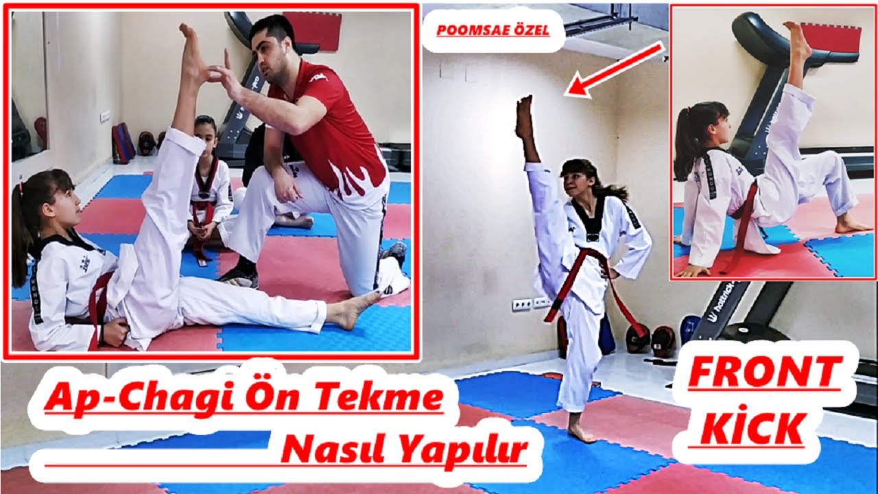 POOMSAE'DE #APCHAGİ ÖN TEKME NASIL YAPILIR? #FRONTKİCK  #TUTORİAL
