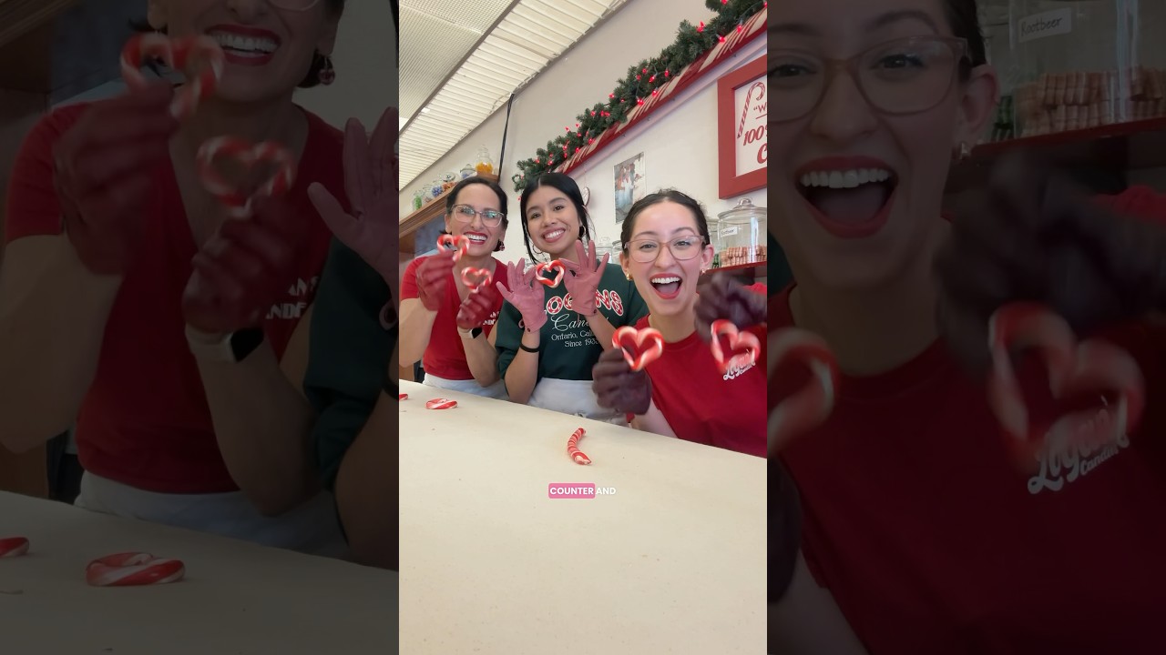 Valentine&rsquo;s Candy Cane Hearts! 🍬🩷🍭 trust the process! Part 2