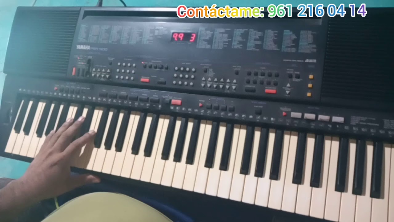 Como programar un ritmo de zapatiado en un teclado Yamaha PSR-500(PSR-400 y PSR-600)!!!