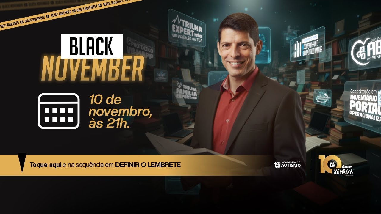 Live Comemorativa de 10 ANOS! Black November (10/11, às 21h)