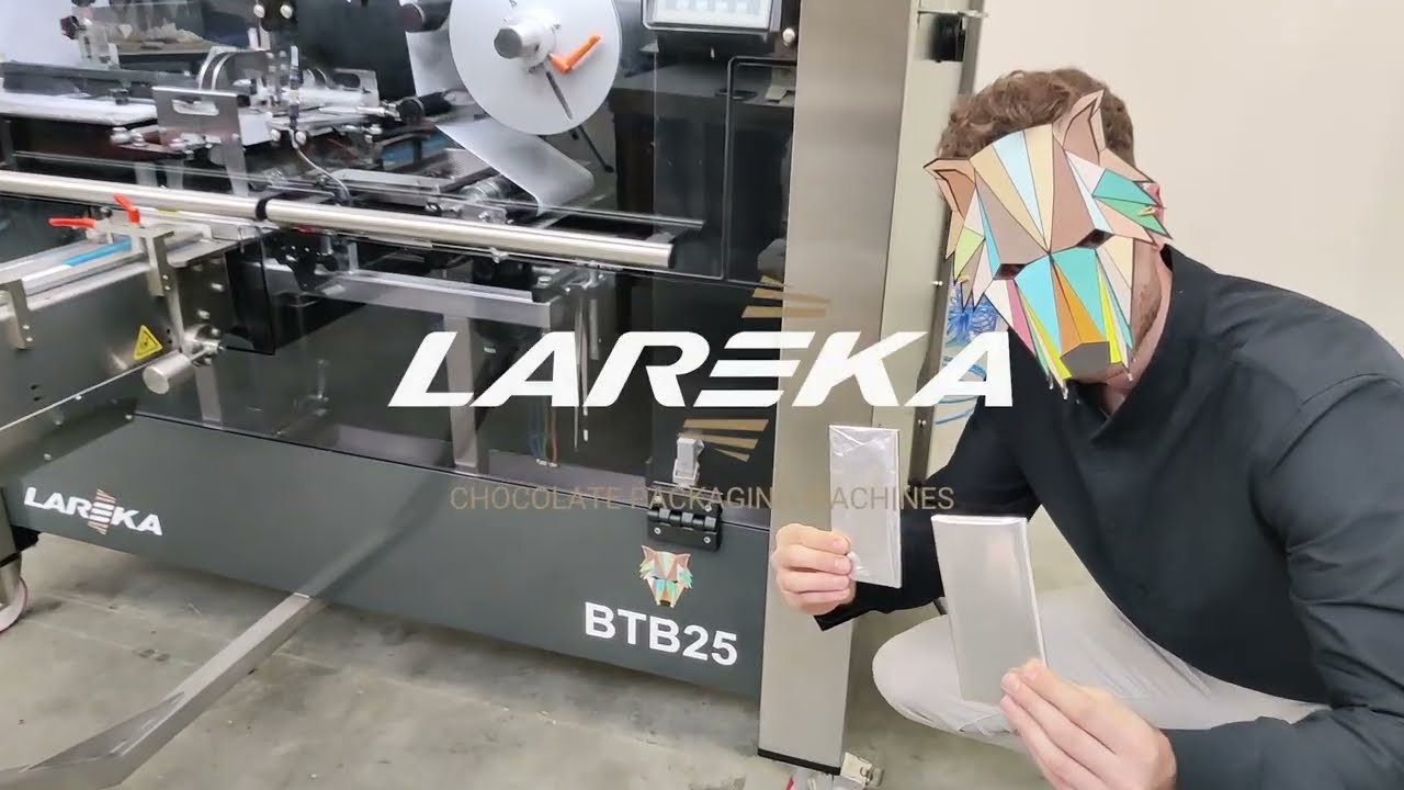 Chocolate Wrapping Machine for OMNOM Chocolate Reykjavik | Packing Bars with Inclusions and Toppings