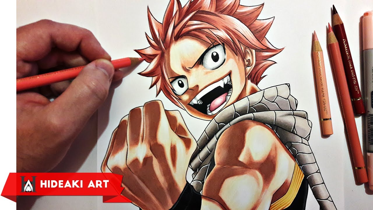 Speed Drawing Natsu Dragneel || Fairy Tail