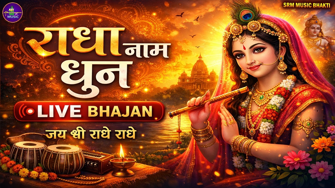 राधा नाम की लूट है लूट सके तो लूट | श्री राधा नाम संकीर्तन | Nonstop Radha Naam Dhun Live 🚩