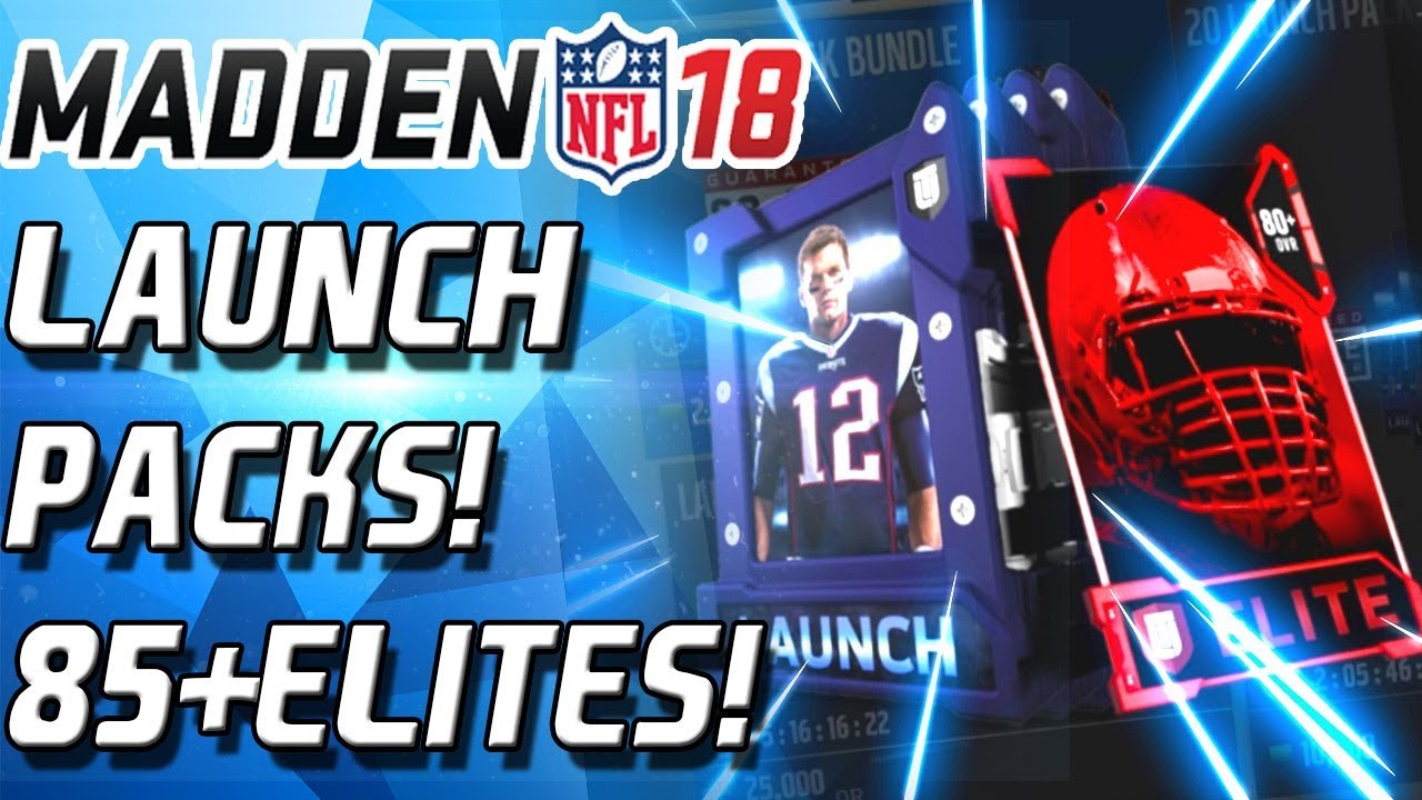 FIRST LEGEND PULL! LAUNCH PACKS ARE HOTTT! - Madden 18 Ultimate Team MUT 18