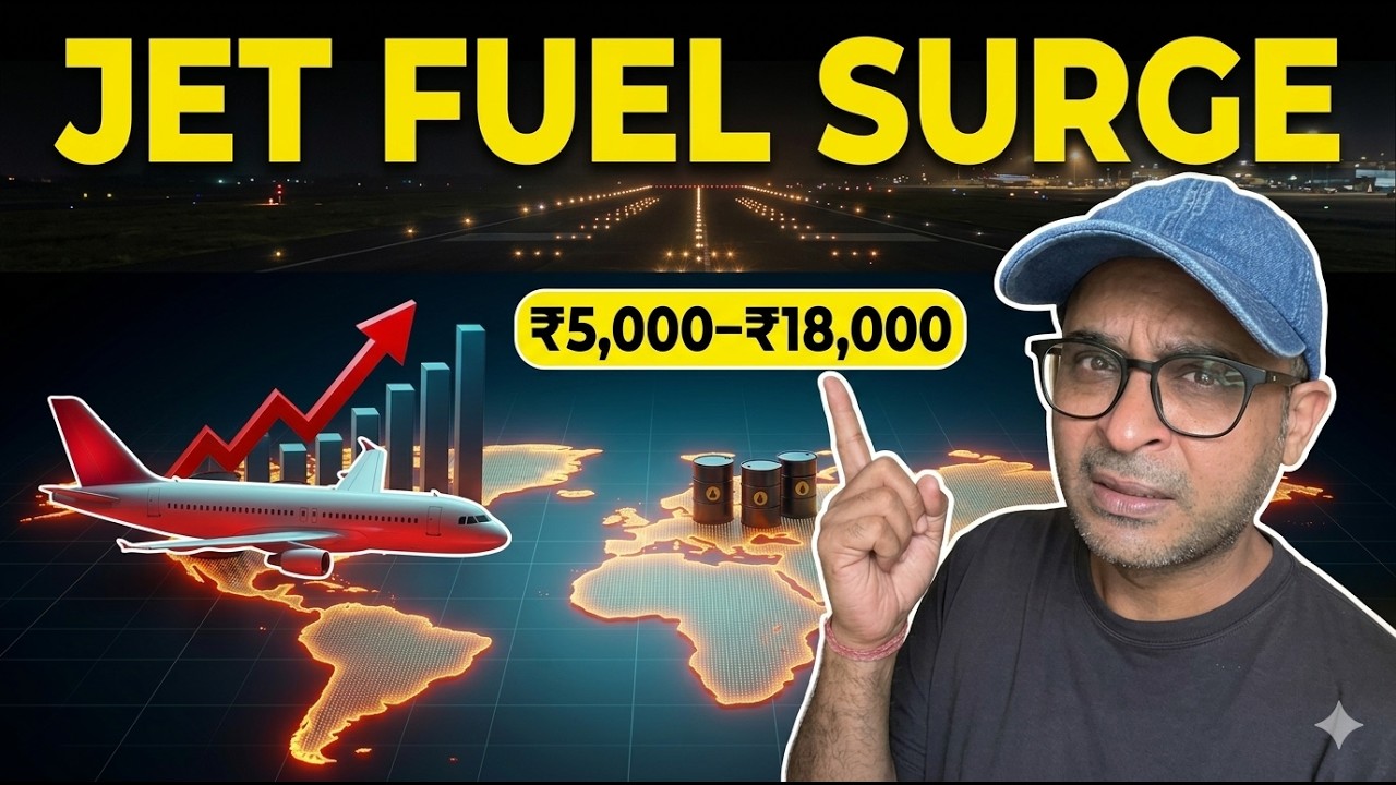 Jet Fuel Surge: Airfares May Jump ₹5,000–₹18,000 Worldwide