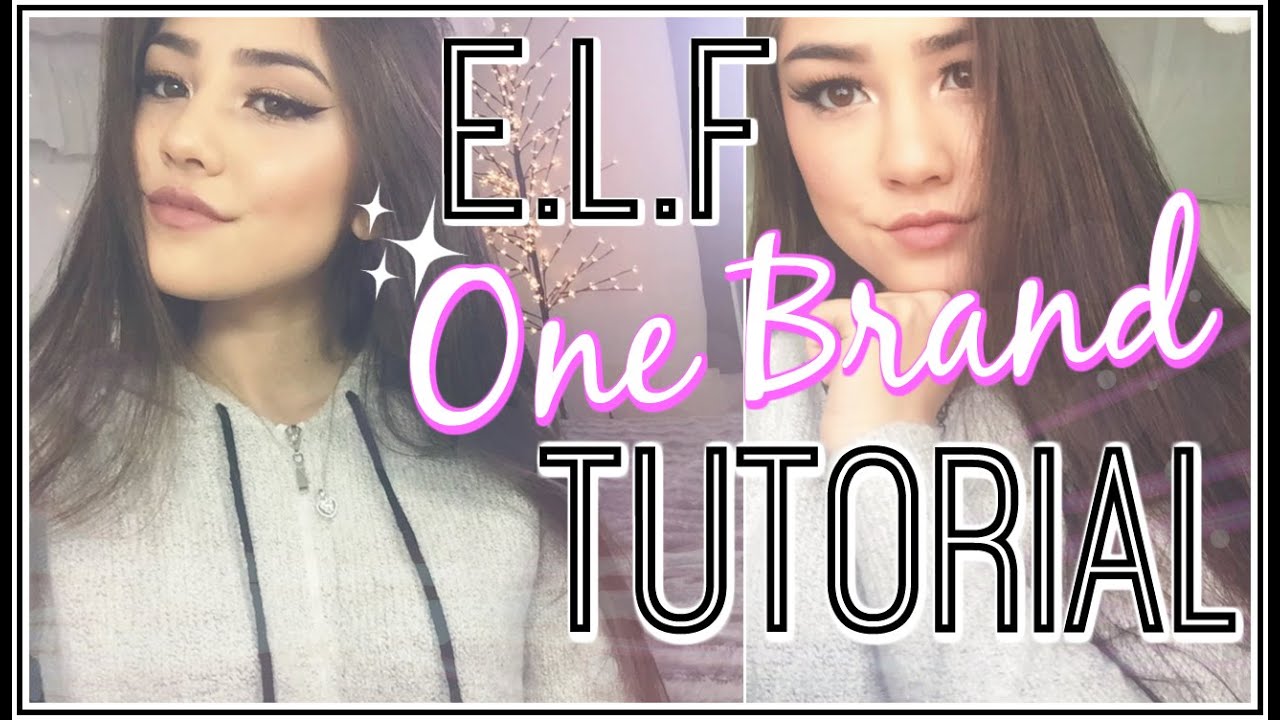 E.L.F. One Brand Tutorial! ♡ Full Face Glam! ♡ xlivelaughbeautyx