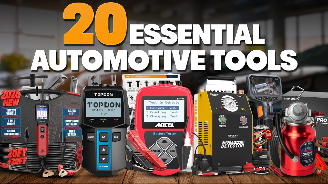 20 Essential Automotive Tools on Amazon in 2026