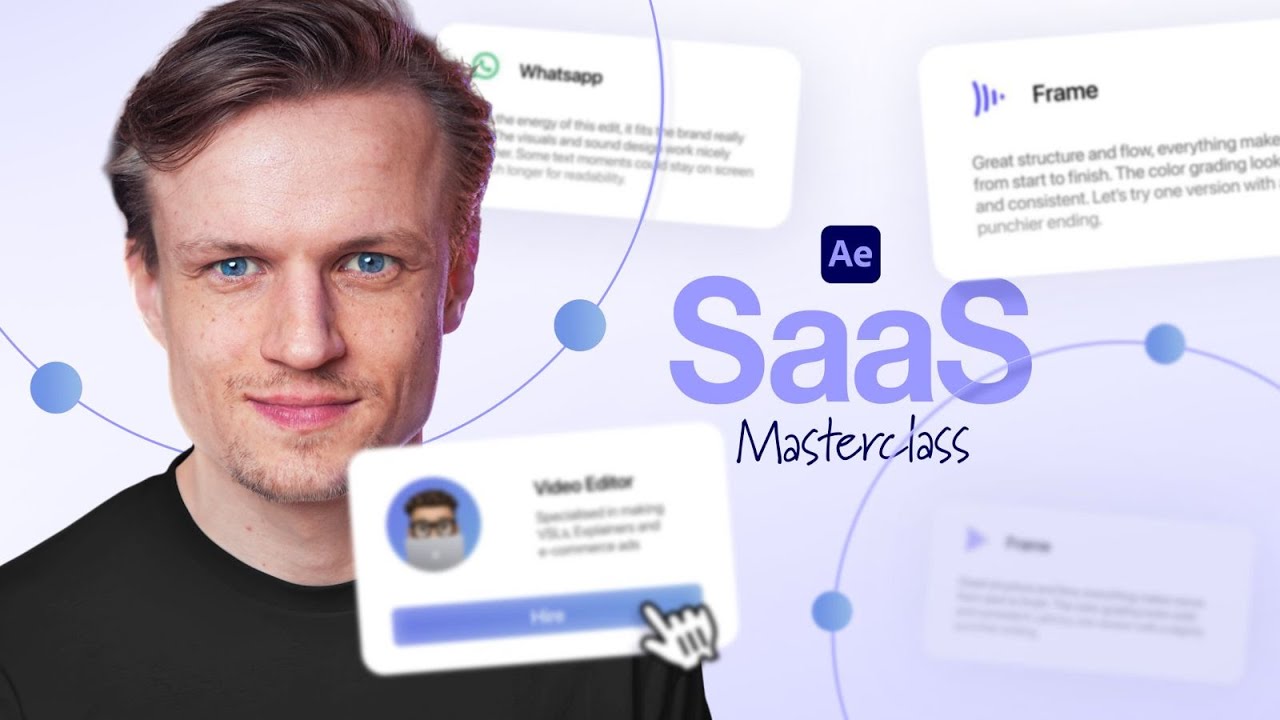 Освойте моушн-графику для SaaS-проектов за 30 минут (After Effects)