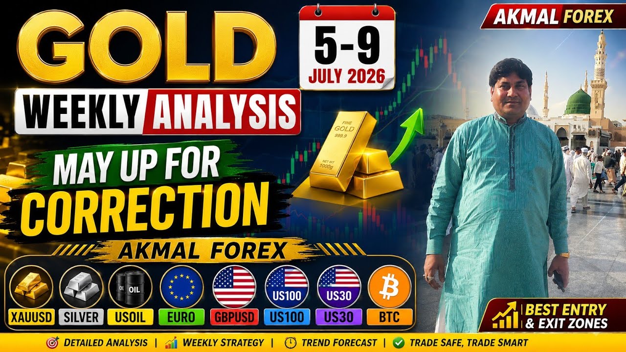 xauusd weekly analysis today hindi 5-9 July26 | #gold prediction nextweek silver forex forecast news
