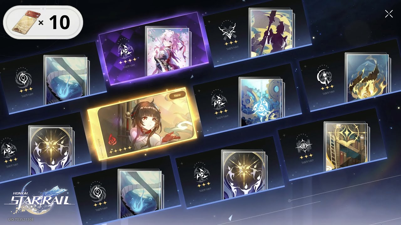 10 Pulls Lingsha + Pity Counter (Honkai: Star Rail)