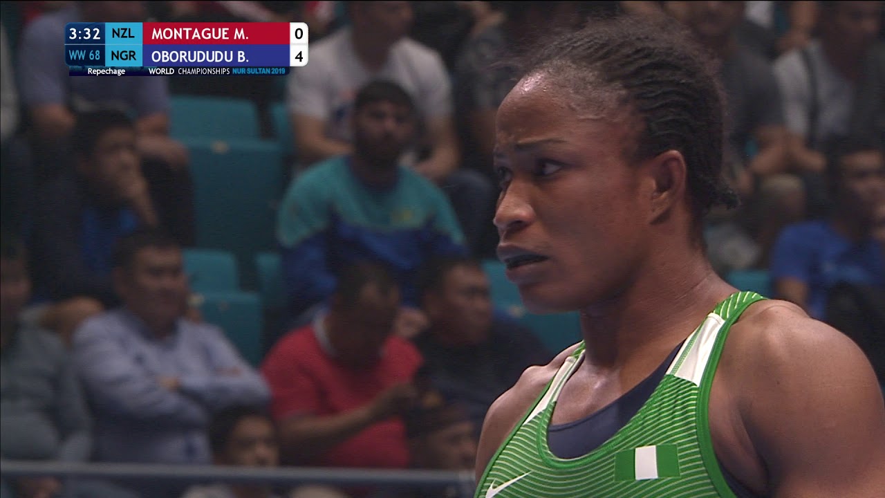 Repechage WW - 68 kg: M. MONTAGUE (NZL) v. B. OBORUDUDU (NGR)