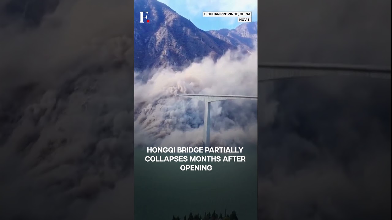 China: Hongqi Bridge Collapses In Sichuan Province | N18G