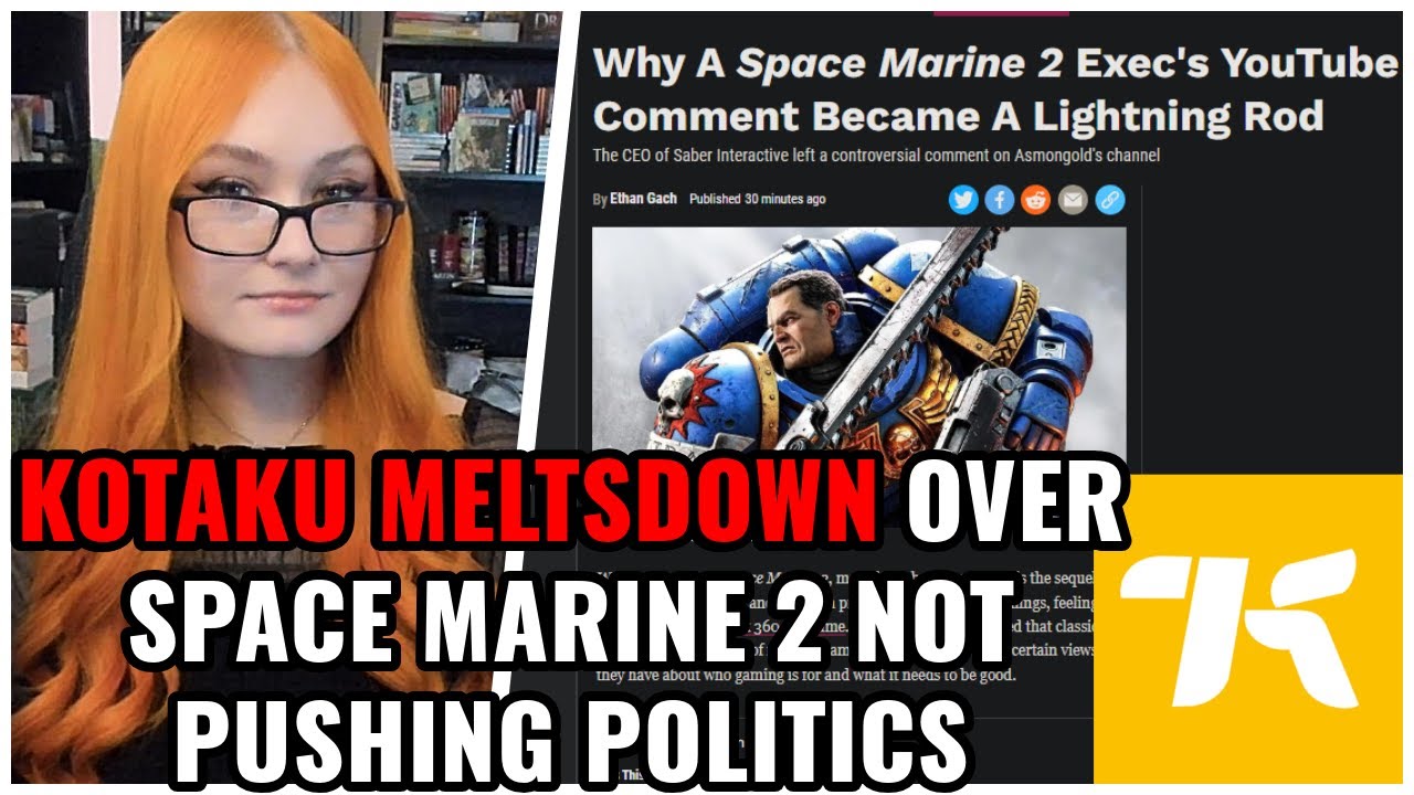 Kotaku MELTSDOWN Over Space Marine 2 CEO & Asmongold's Pushback Against Forced DEI In Video Games