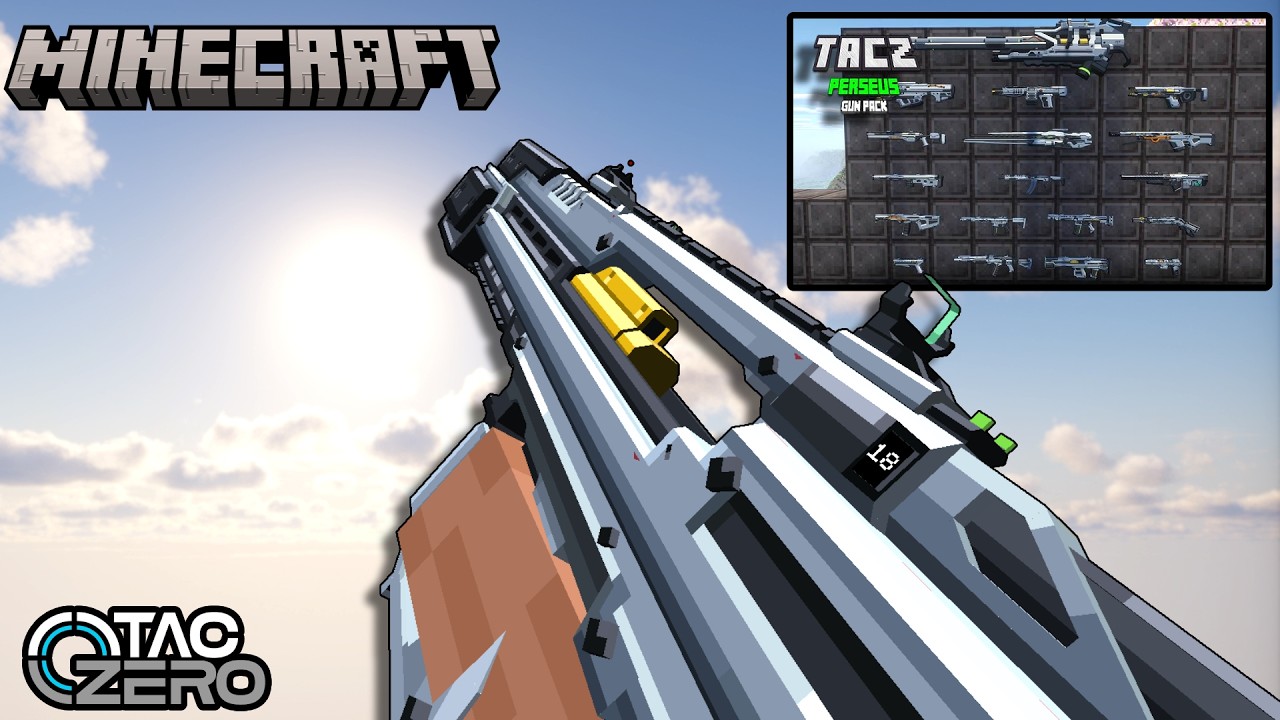 Minecraft TaCZ｜Perseus Gun Pack v3.2 ALL Weapon showcase | by aaanjuinami
