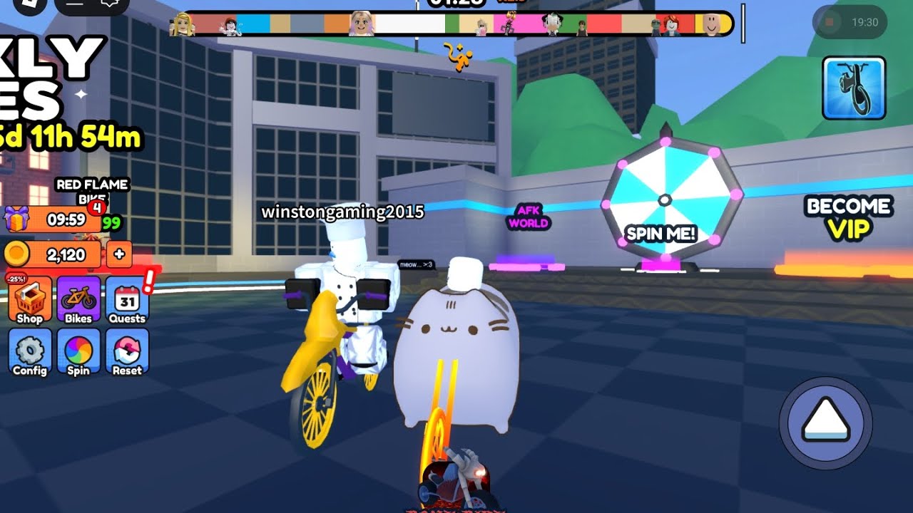 Bike Of Hell! (Roblox) Playing with Winston 