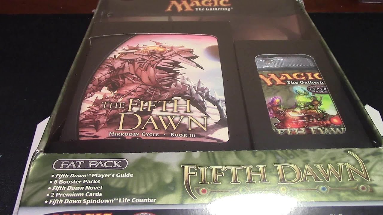Fifth Dawn Fat Pack opening! Ah the holiday Season Continues! MTG
