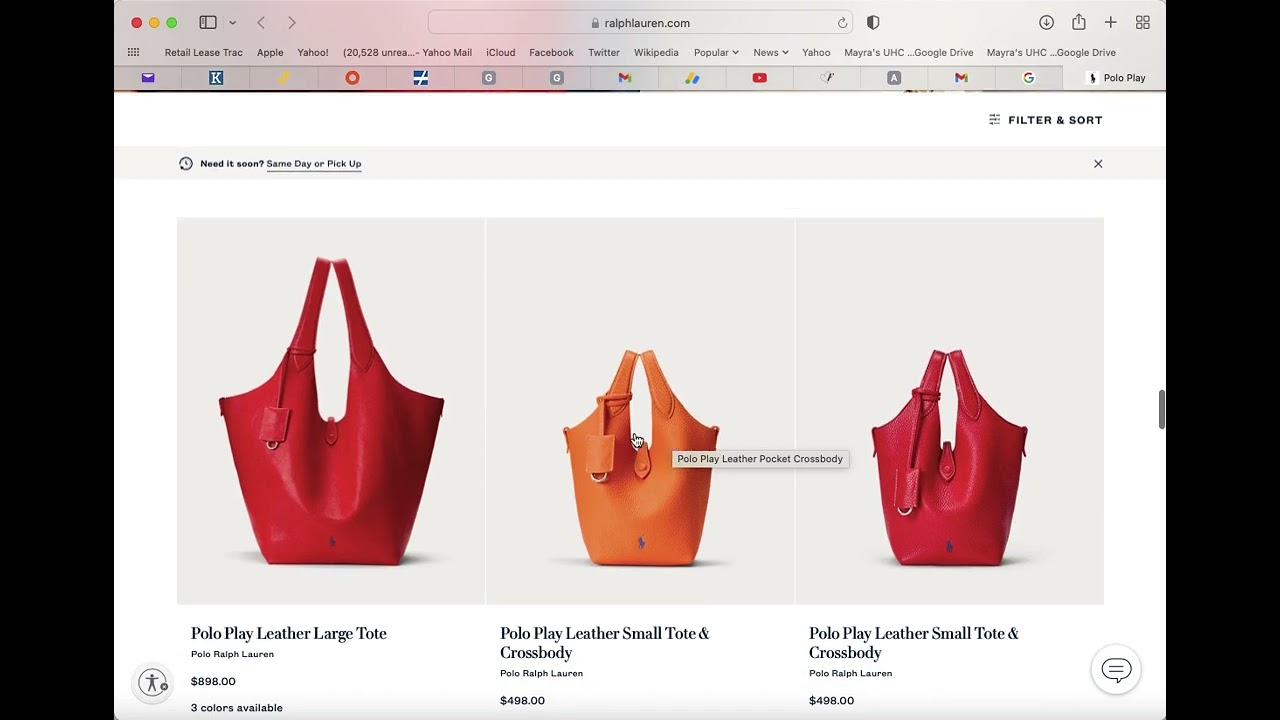 Ralph Lauren Play ID and Bellport bag Lets look at these beauties