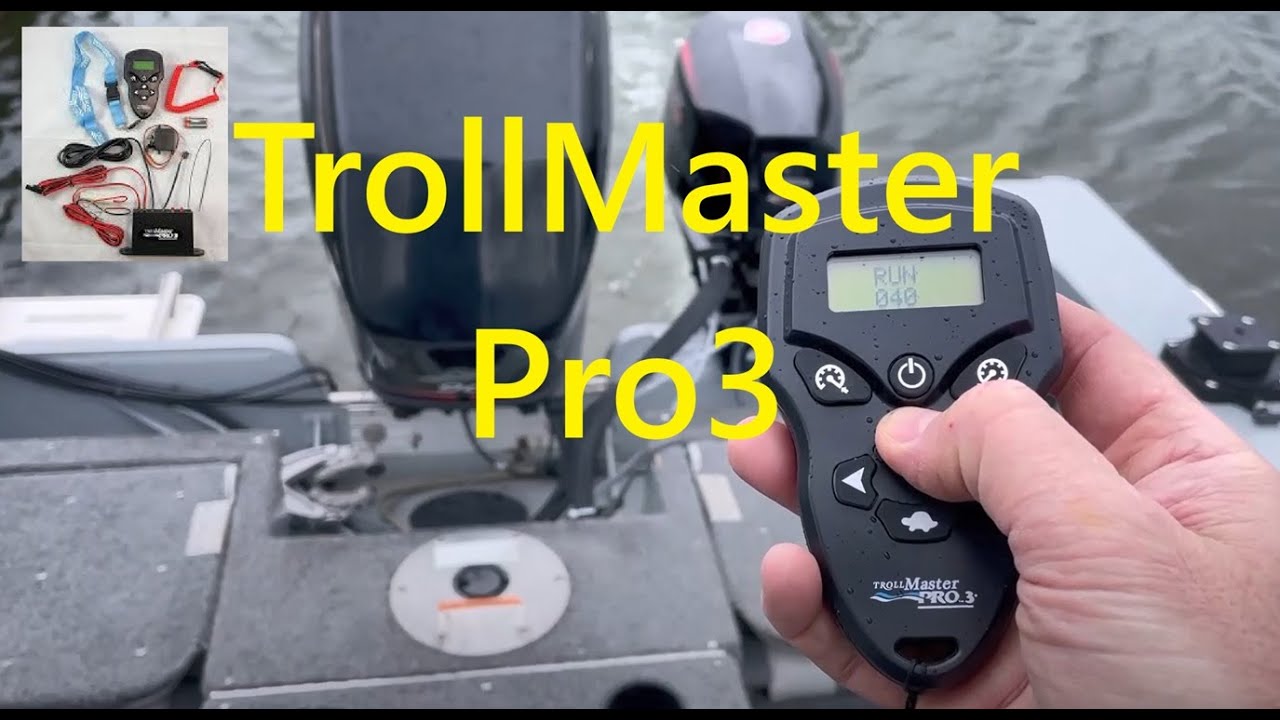 TrollMaster Pro 3 on Mercury 15 Pro Kicker #boat #fishing #fish #youtube #shorts #video #new #trout