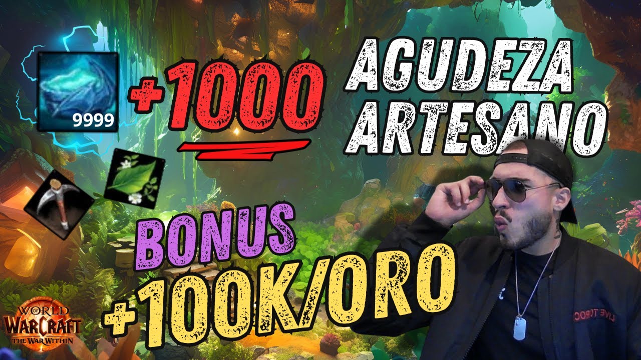 ⚒️AGUDEZA DE ARTESANO ¡La VERDADERA forma de Conseguir PUNTOS de PROFESIONES y ORO! | TWW | OMocao