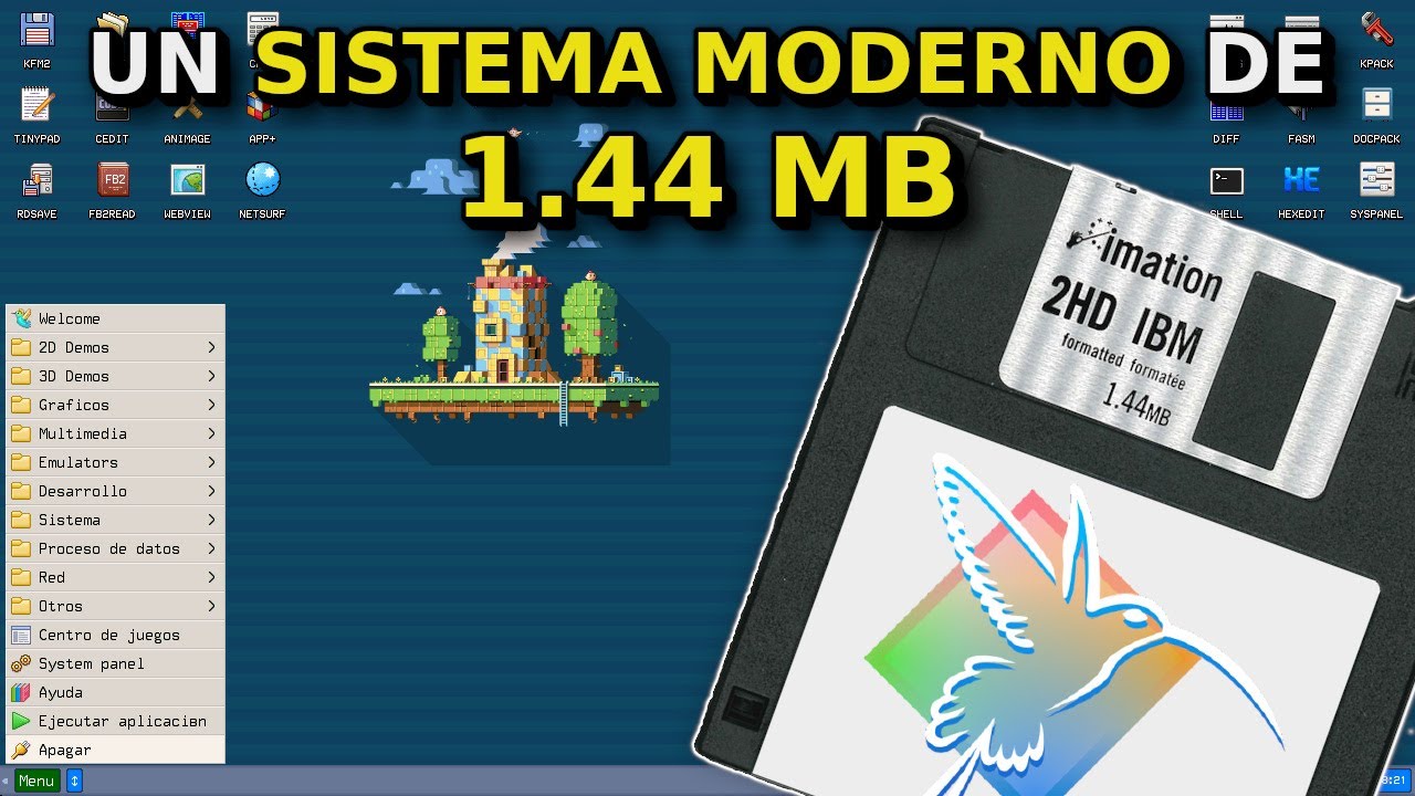 Un SISTEMA OPERATIVO de 1.44 MB ¿Qué puede hacer?