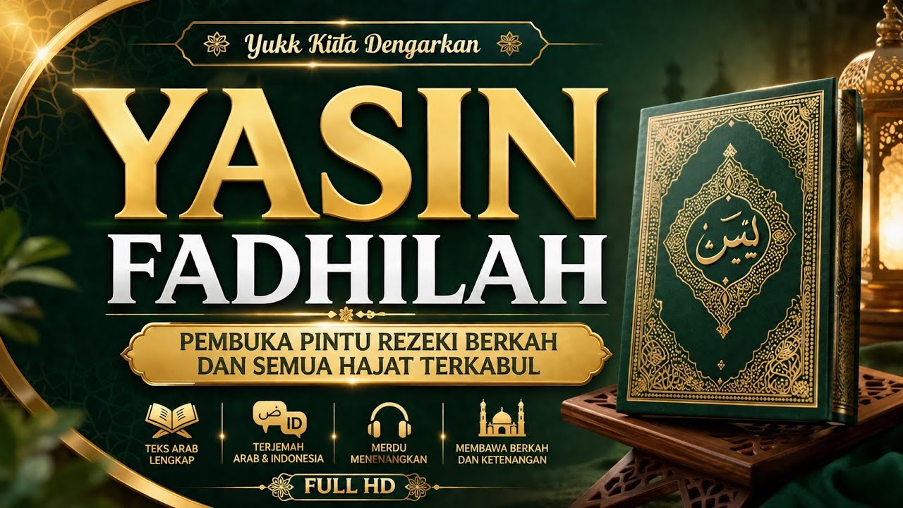 Deep Sleep Quran Recitation for Anxiety Relief | Yasin Fadilah Full Recitation