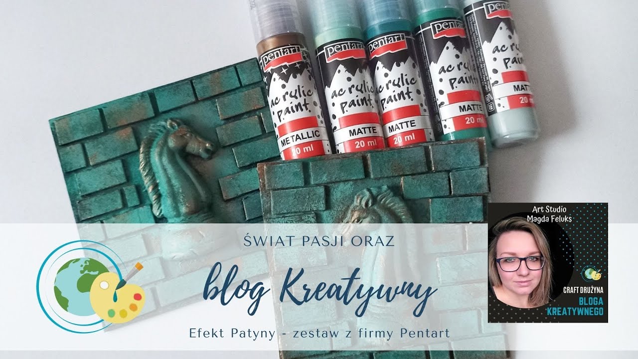 Efekt Patyny - zestaw farb Pentart